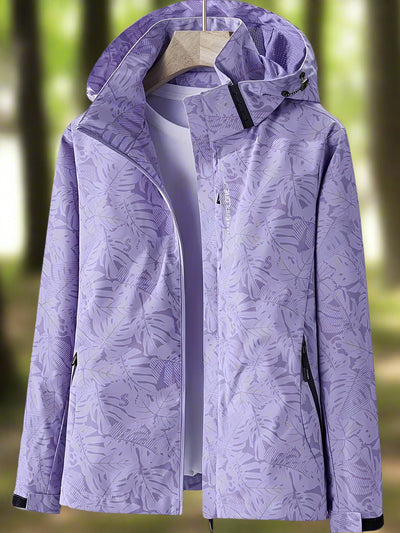 Tauriel | Leaf Print Windbreaker