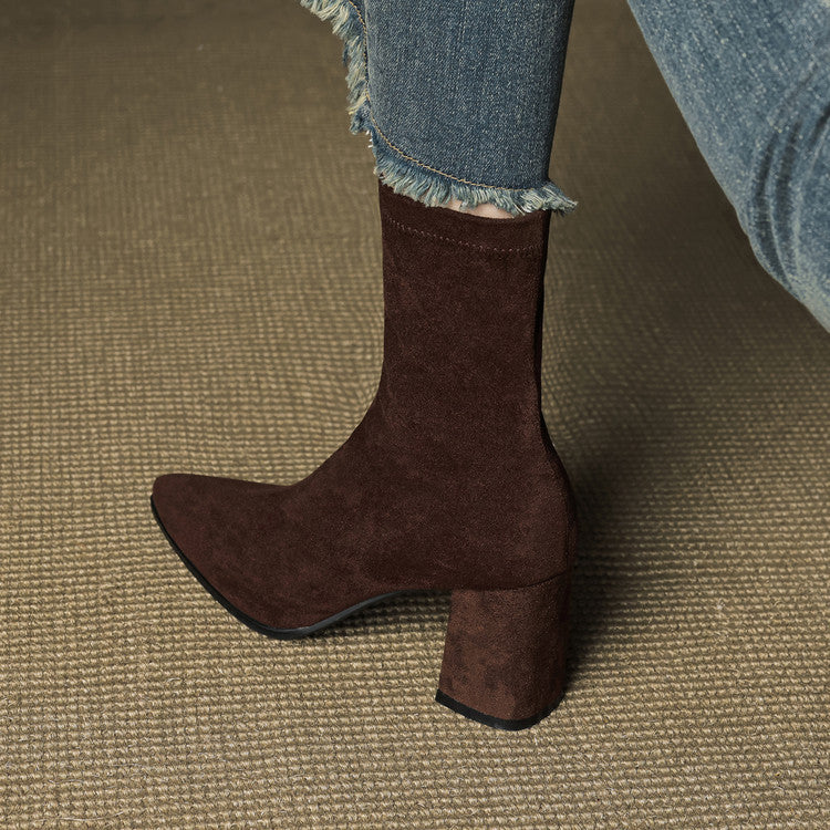 Alora | Real Suede Ankle Boots