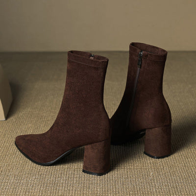 Alora | Real Suede Ankle Boots