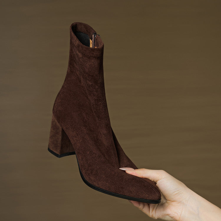 Alora | Real Suede Ankle Boots