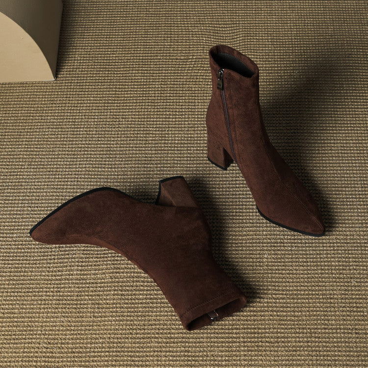 Alora | Real Suede Ankle Boots