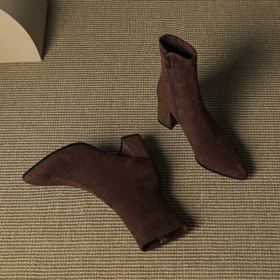 Alora | Real Suede Ankle Boots