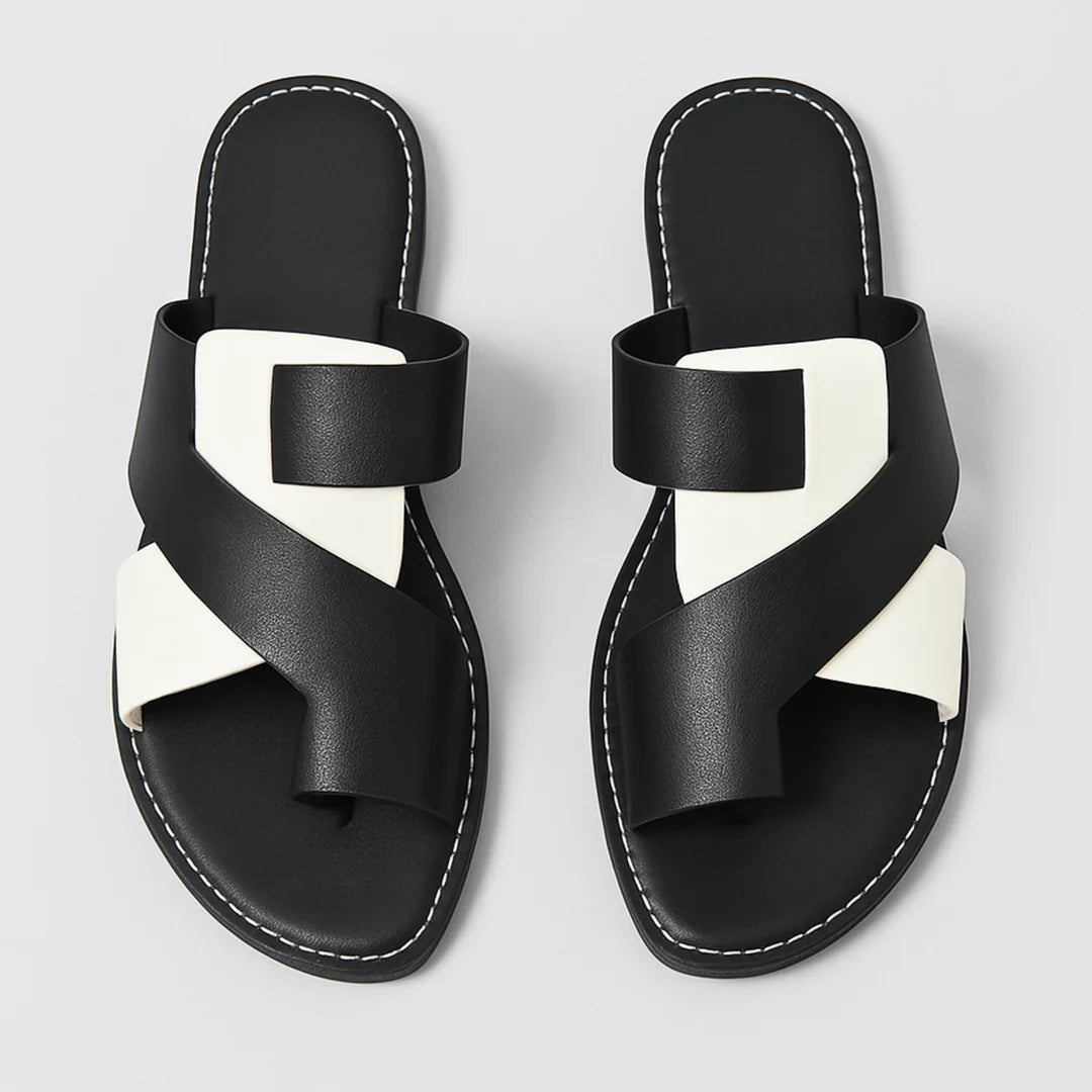 Axora | Cross-strap Slippers