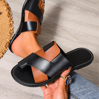 Axora | Cross-strap Slippers