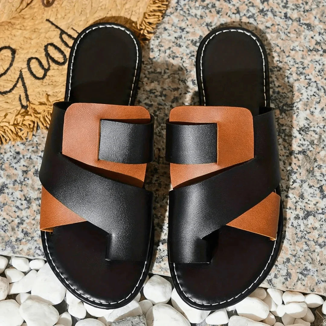 Axora | Cross-strap Slippers