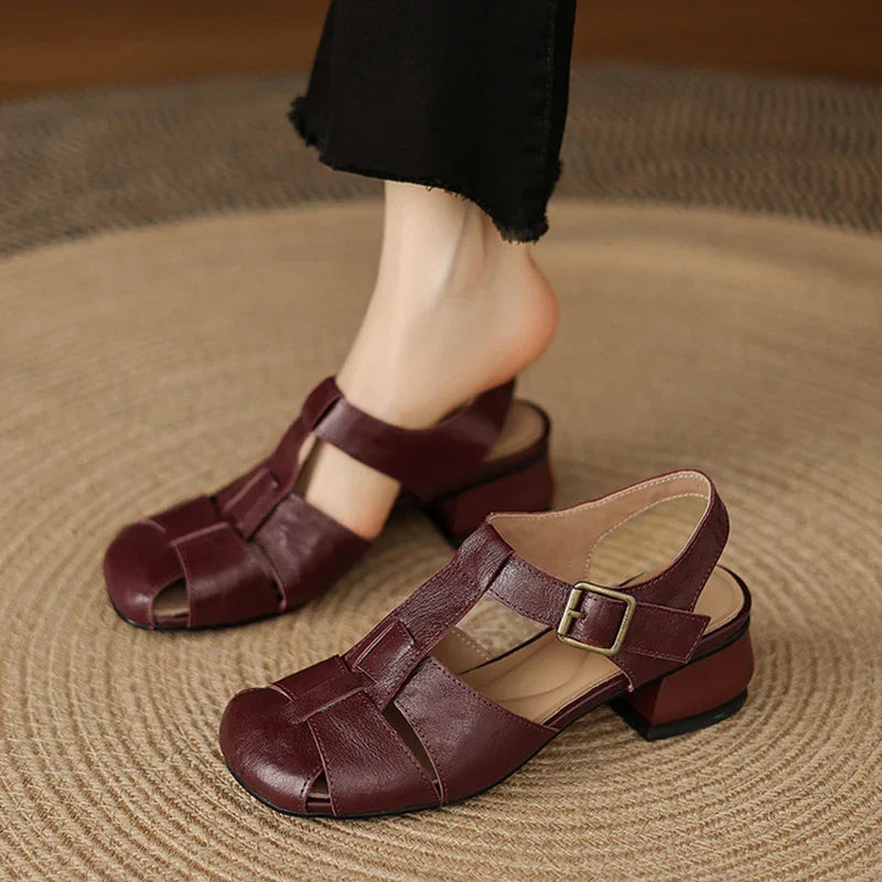 Coralia | Sandals with Thick Heels