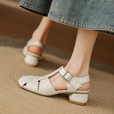 Coralia | Sandals with Thick Heels