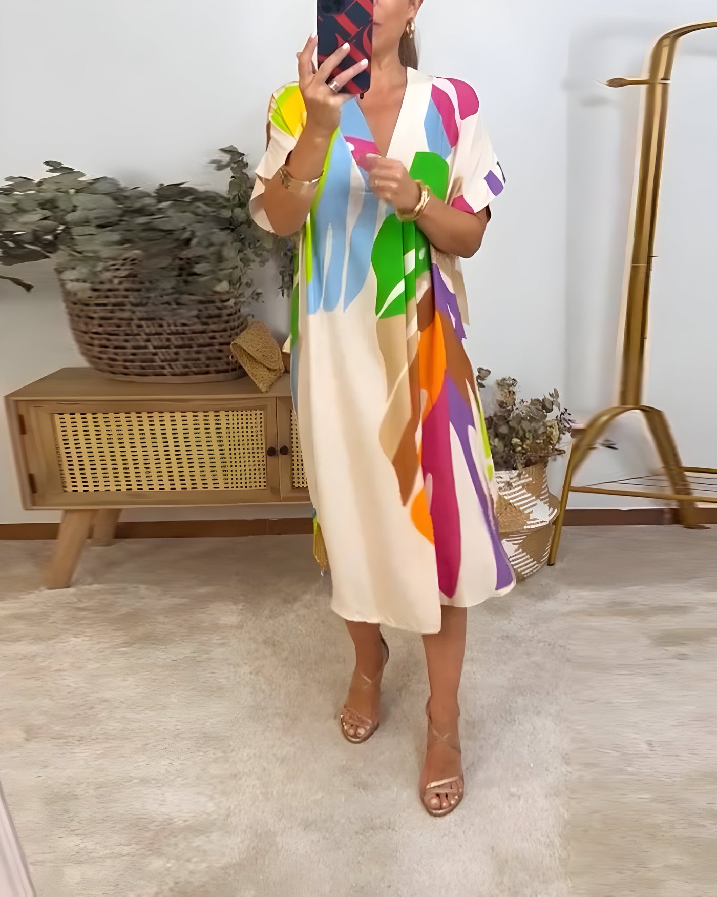 Rosaline™ - Coloured Casual Dress