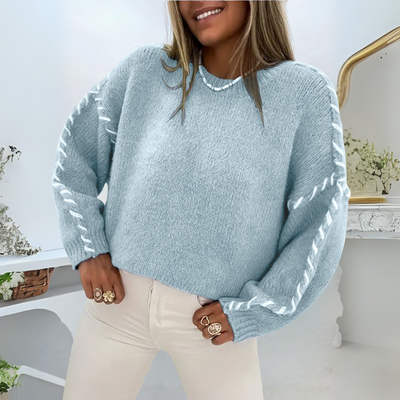 Felicity | Comfortable Jumper with Long Sleeves and Round Neck