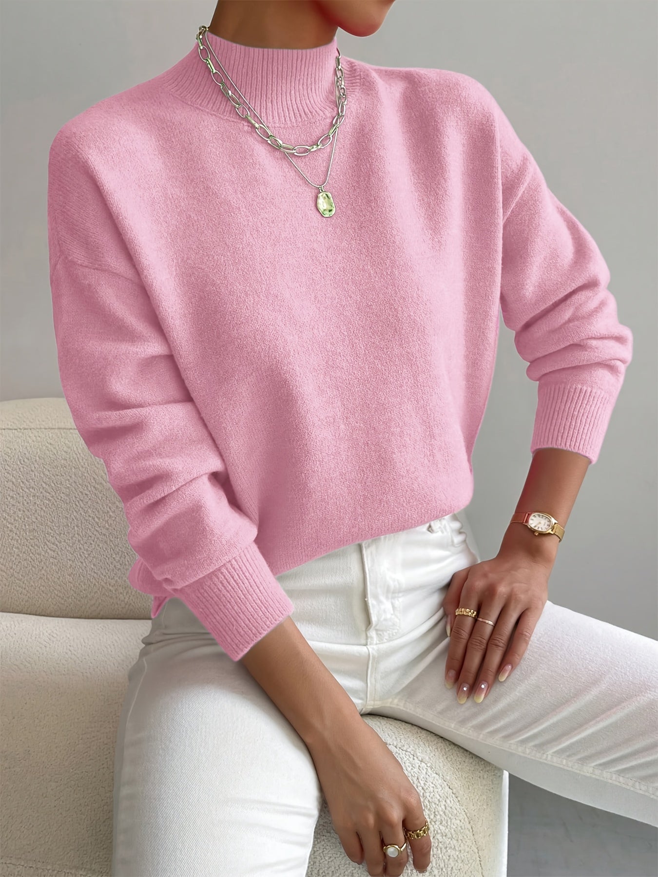 Marilena | Classic Roll Neck Jumper