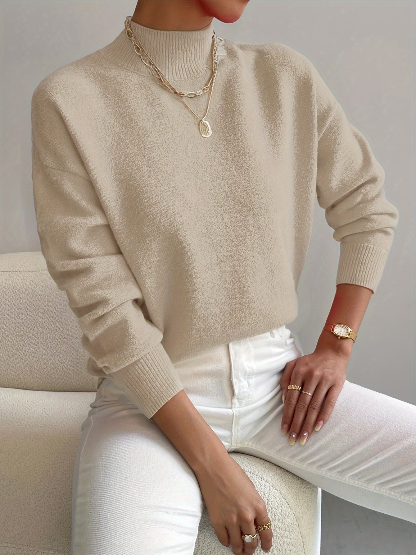 Marilena | Classic Roll Neck Jumper