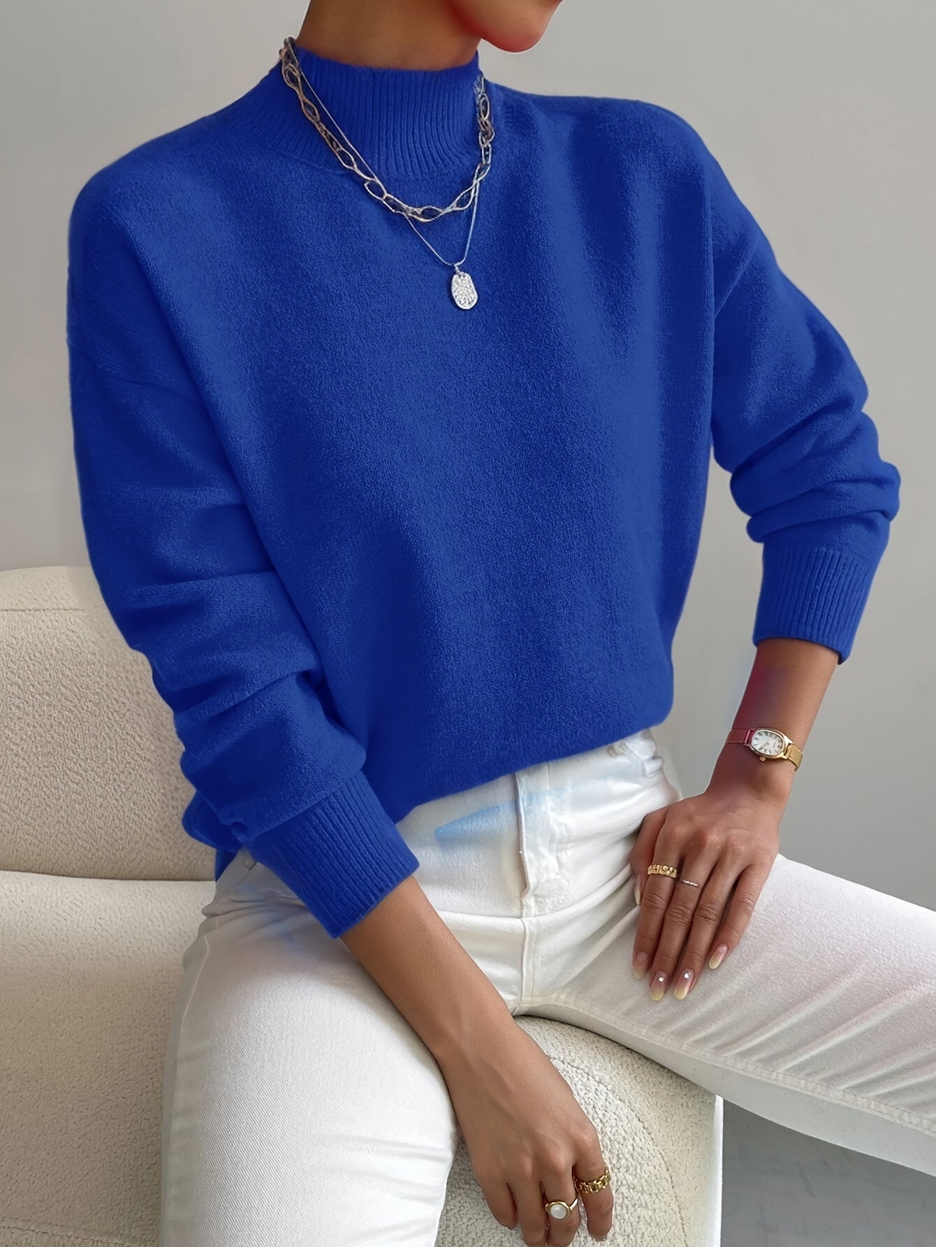 Marilena | Classic Roll Neck Jumper