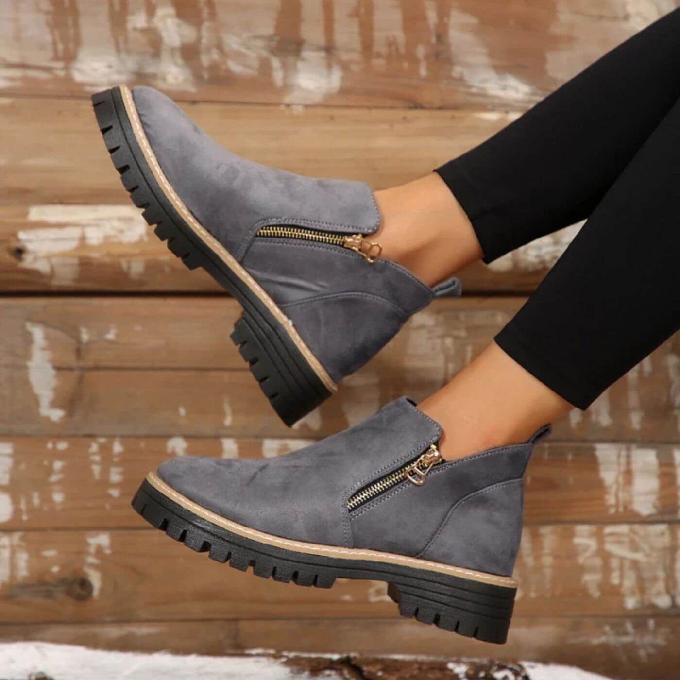 Lyanne | Orthopaedic Ankle Boots with Strong Heel