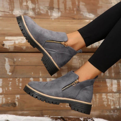 Lyanne | Orthopaedic Ankle Boots with Strong Heel