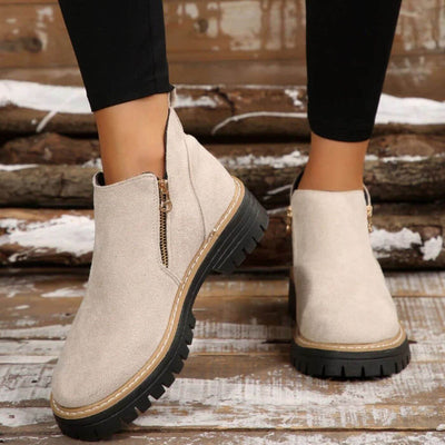 Lyanne | Orthopaedic Ankle Boots with Strong Heel