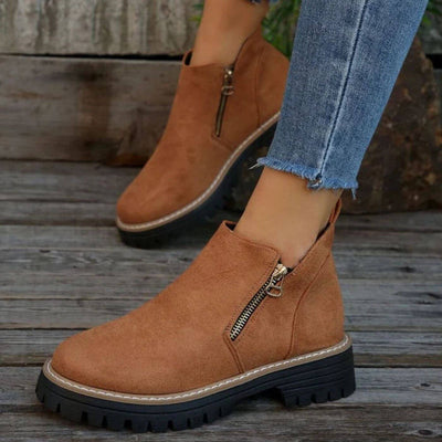 Lyanne | Orthopaedic Ankle Boots with Strong Heel