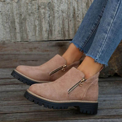 Lyanne | Orthopaedic Ankle Boots with Strong Heel