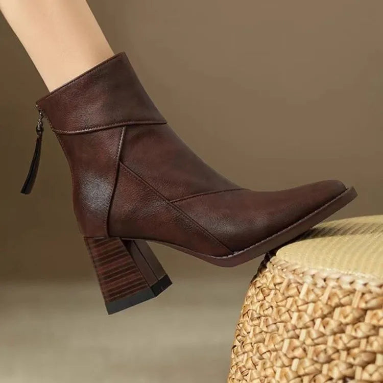 Nikki | Block Heel Boots
