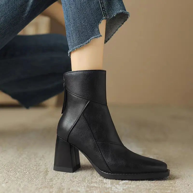 Nikki | Block Heel Boots