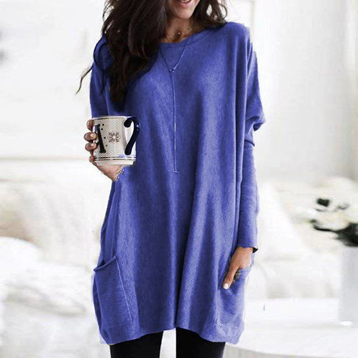 Nerissa | Relaxed Tunic with Pockets and Elegant Tummy Coverage