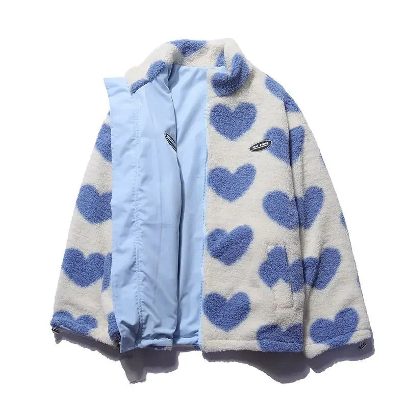 Fleur | Reversible Jacket with Heart Pattern