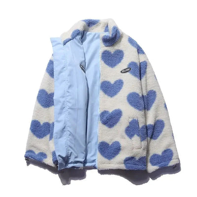 Fleur | Reversible Jacket with Heart Pattern