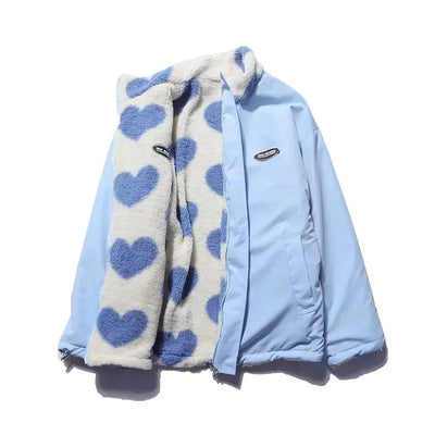 Fleur | Reversible Jacket with Heart Pattern