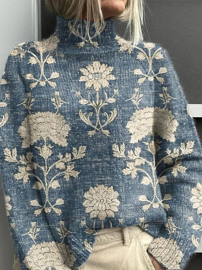 Garci | Knitted Jumper with Nature Motifs
