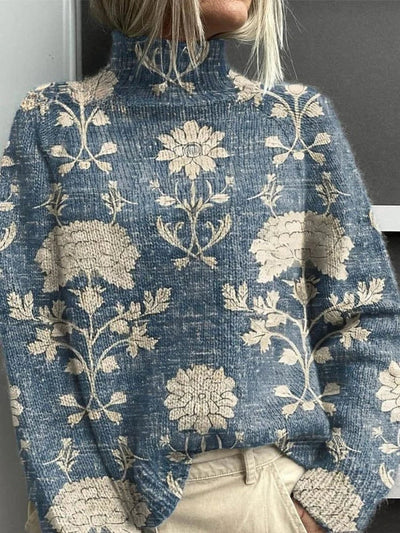 Garci | Knitted Jumper with Nature Motifs
