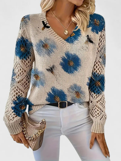 Tahlia | Comfort Floral Sweater