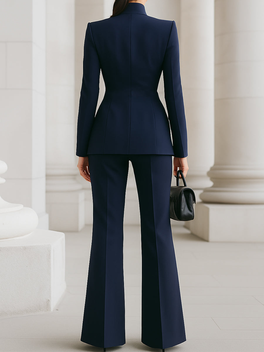 Andriena| Elegant Blazer & Trouser Suit Set
