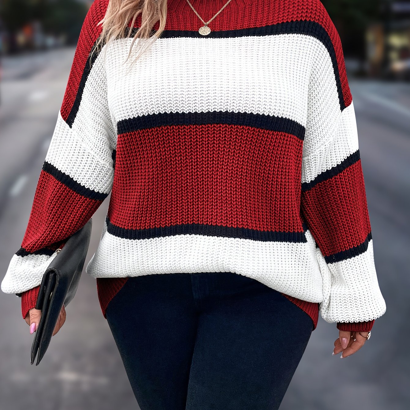 Isadora | Cozy Stripe Sweater