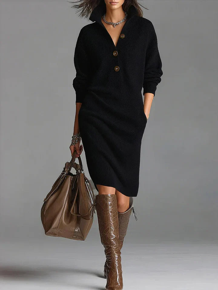 Alicia| Elegant Sweater Dress