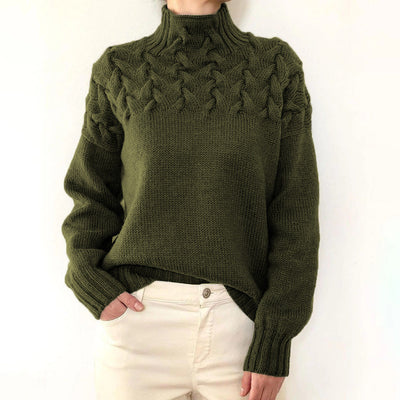 Amelia Cozy Turtleneck Knit Sweater