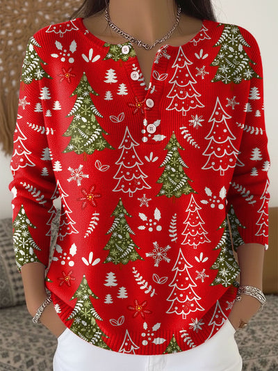 Eva | Christmas Sweater with Buttons
