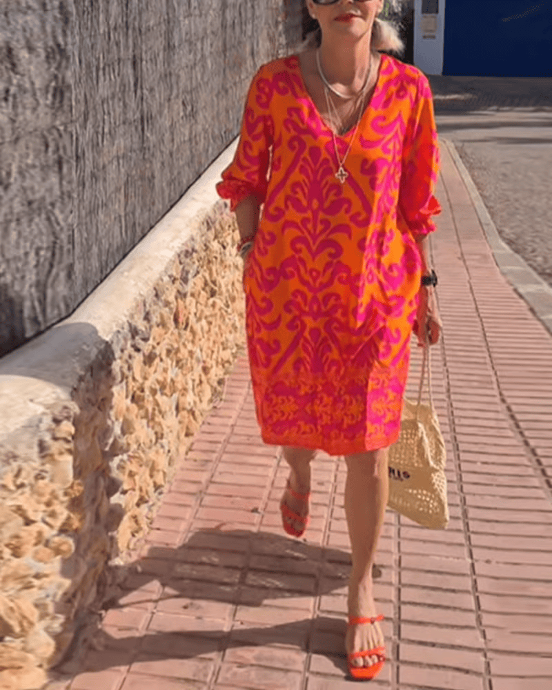 Luna™ - Elegant Floral Dress