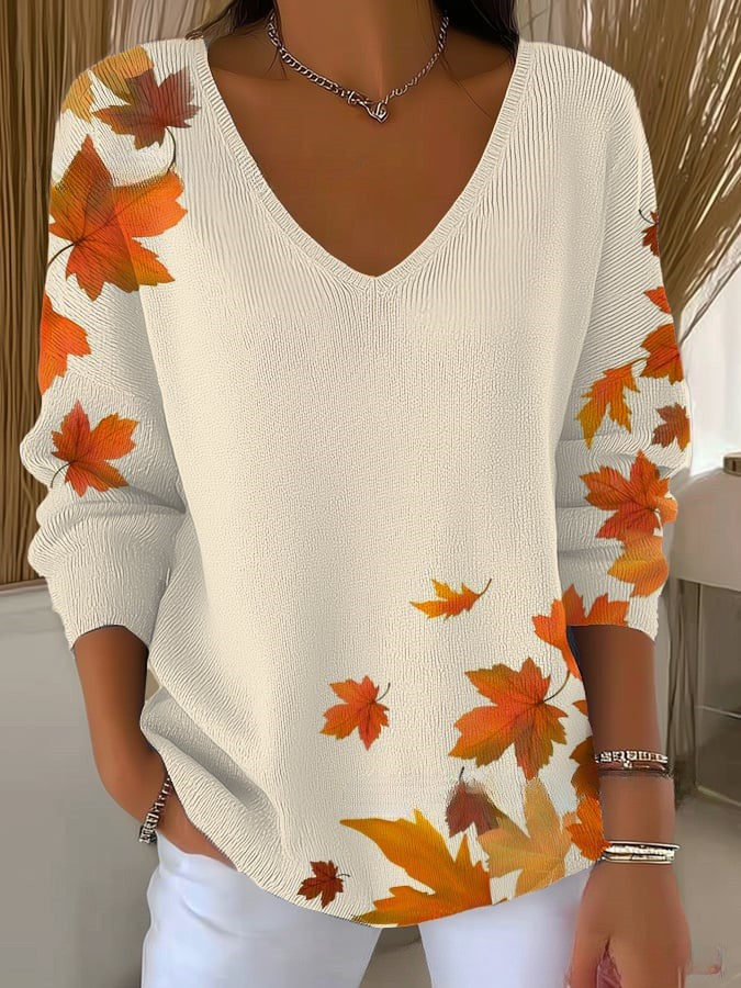 Maine | V-Neck Sweater