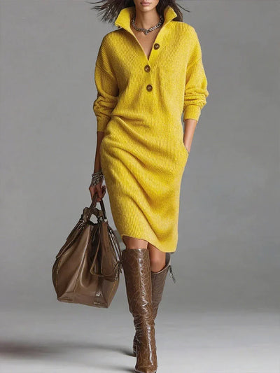 Alicia| Elegant Sweater Dress