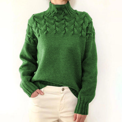 Amelia Cozy Turtleneck Knit Sweater