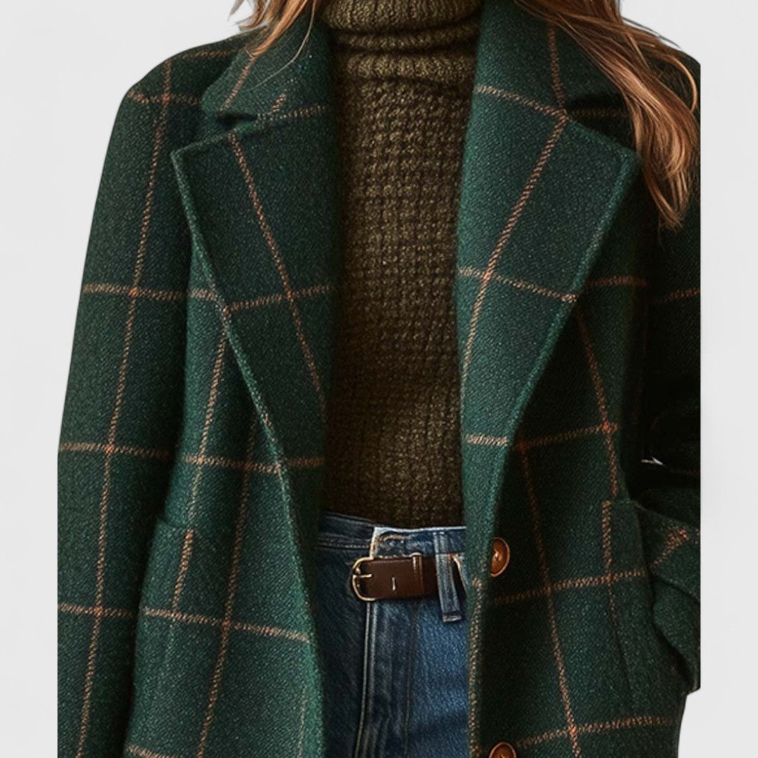 Olivia | Classic Checked Coat