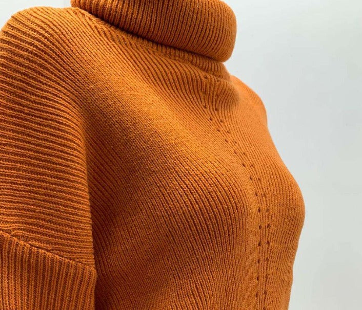 Morgan | High Neck Sweater Dress